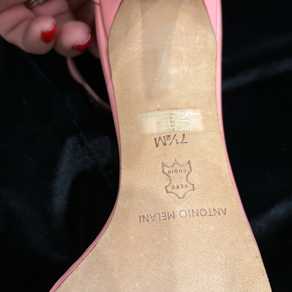 NWOT Antonio Melani hot pink 3 inch heels - Picture 6 of 7